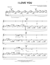 Billie Eilish I Love You Sheet Music Notes Chords Score Download Printable Pdf Score Love Yourself Lyrics Pop Sheet Music Sheet Music