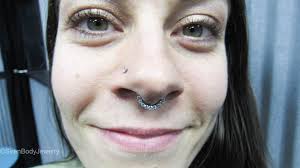 Nose piercing is considered one of the oldest forms of body beautifications known to humankind. 18g Titanium Nose Ring L Bend Stud 2mm Or 3mm Prong Set Cz Clear Gemst Sirenbodyjewelry