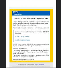 The fake site also asks for bank details either to verify identification. Gp Covid19 Vaccination Bulletin Wed 27th January 2021 City And Hackney Gp Confederation