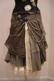 How to create a simple overskirt from an existing skirt. 30 Creatively Cool Steampunk Diys Steampunk Skirt Fashion Tutorials Clothes Fashion