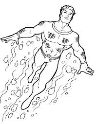 Aquaman Coloring Pages Coloring Books Shadow Silhouette