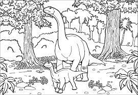 Download and print one of our diplodocus coloring page to keep little hands occupied at home; Two Diplodocus Dinosaurs Adult Coloring Pages