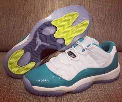 Air Jordan 11 Low Gs Aqua Safari Sneakernews Com Jordan Shoes Retro Popular Sneakers Fresh Shoes
