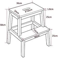 On the other hand the feet are rubberized for maximum stability. Wooden 2 Step Stool Home Kitchen Step Ladder Shoe Bench Flower Stand Children Brush Step Ladd Step Stool Stuffed Animal Storage Diy Wood Projects Furniture