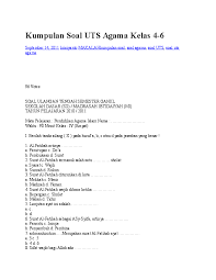 Check spelling or type a new query. Doc Kumpulan Soal Uts Agama Kelas Darma Wati Academia Edu