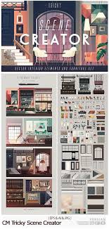 صور ديكورات داخلية للمصممين design resources scene creator free clip art