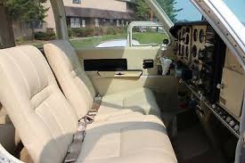 Beechcraft Interiors Beechcraft Bonanza 4 Seat Custom Leather Interior Airplane Interior Custom Leather Leather Interior