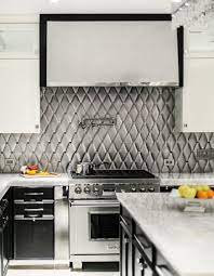 We did not find results for: Chrome Hood And Metal Tile Backsplash Kitchen Remodel Small Contemporary Kitchen Inspiration Luxury Kitchen Design
