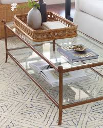 St Germain Glass Coffee Table Serena Lily In 2020 Coffee Table Glass Coffee Table Iron Table