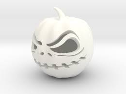 Scary Halloween Jack O Lantern Pumpkin Cutout By Ricswika On Shapeways Pumpkin Cutouts Halloween Jack O Lanterns Jack O Lantern