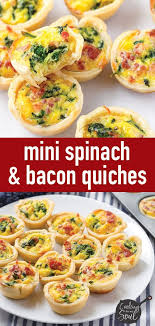 Mini Spinach Quiches Recipe In 2020 Quiche Recipes Easy Baby Food Recipes Mini Spinach Quiche Recipe