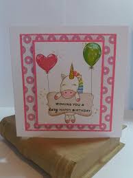Subscribe to simply cards & papercraft. Sprinkles The Unicorn Birthday Card Made Using Free Papers From Making Cards Magazine Handmade By C Unicorn Birthday Cards Card Making Birthday Creative Cards