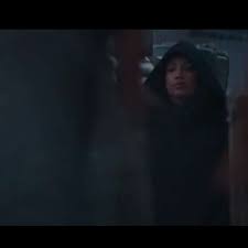 On the word jedi, we see banks, cloaked in black, for the first time. Everyone Thinks Sasha Banks Is Rosario Dawson In The Mandalorian Trailer Sbnation Com