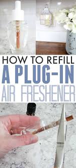 Did You Know That You Can Refill A Plug In Air Freshener So You Can Keep Using The Same One Over Diy Air Freshener Diy Cleaning Products Homemade Air Freshener