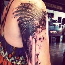 Native american tattoos are among the tattoos to draw my attention. Woman With Wolf Headdress Tattoo Meaning Tattoo Designs Ideas