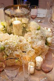 Liven up wedding reception tables with easy centerpiece ideas. Wilkieblog Candle Flower Centerpieces Wedding Centerpieces Beverly Hills Wedding