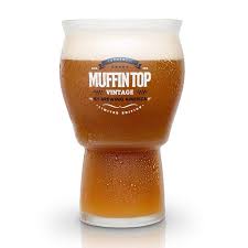 Where can i get free shipping on beer glasses? Brewing America Muffin Top Nucleated Beer Glasses Pint Glass Muffin Top Logo Single Glass Walmart Com Walmart Com