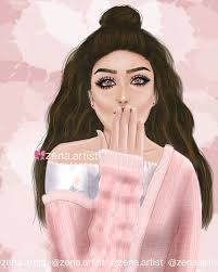 خلفيات بنات كرتونيه رمزيات كرتون للبنات girly m cute cartoon girl cute girl drawing