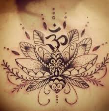 Beautiful Detail Lotus Aum Tattoo Tattoos Lotus Flower Tattoo Design
