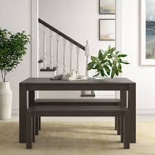 Shop for solid wood bench online at target. Better Homes Gardens Bryant Solid Wood Dining Bench Deep Coffee Walmart Com Walmart Com
