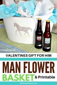 Take the stress out of finding valentine's day gifts for him in 2021—your boyfriend, husband, man, whoever—with these unique gift ideas for men of all tastes and hobbies. Bucket Of Beer Valentine S Day Man Flowers With Printable