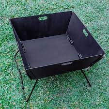 Transform any campfire into a cookout. Folding Fire Pit Portable Fire Pit For Camping Best Portable Fire Pit For Camping Review Camping Fire Pit Portable Fire Pits Fire Pit Backyard
