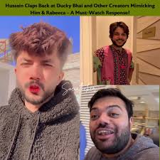 Hussain's Strong Response to Ducky Bhai and Others