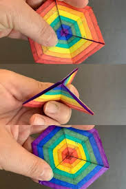I find it fascinating to unfold each page, revealing the card maker's vision beneath, until i magically end up back where i started. Hexaflexagon How To Make An Infinity Loop Chaotically Yours