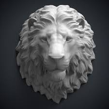 3d Model Lion Head Lion Lion Art Lion Head
