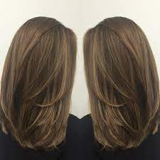 This strawberry blonde hairstyle has so much. 30 Straight Medium Length Hairstyles For Women To Look Attractive Straight Haircuts Middle Parted Medium Strai Frisuren Mittellanger Haarschnitt Haarschnitt