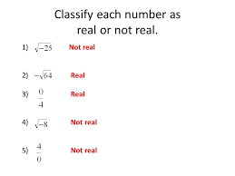 In mathematics, real numbers are thought of informally as quantities identified with points on an infinitely long gapless straight line. Classifying Numbers Whole Numbers Integers Rational Numbers Irrational Numbers Real Numbers Ppt Download
