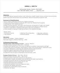 Helpful personal assistant with skills in accounting and google docs. 10 Medical Assistant Resume Templates Pdf Doc Free Premium Templates