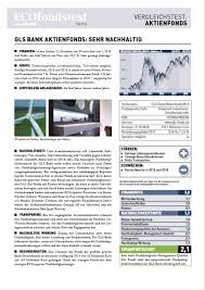 Heated oxygen sensor (ho2s) bank 1 / sensor 2 12. Ecofondstest Wie Nachhaltig Ist Der Gls Bank Aktienfonds