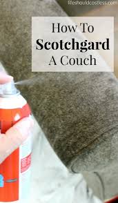 How To Scotchgard A Couch It S Even Easier Than You Might Think Clean Couch Scotchgard How To Clean Furniture