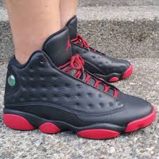 Black And Red 13 Laced Up Laces Black Red Rope Laces X Air Jordan Bred 13 Photo Cred Sodano748 Cop Your Style Bit Ly 1ncjuid Black Laces Shoe Laces All Black Sneakers