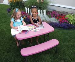 80156 Lifetime Children S Picnic Table Pink Folding Table Kids Picnic Table Picnic Table Folding Picnic Table