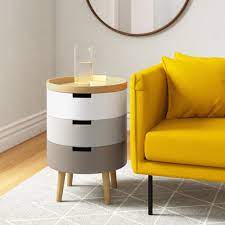 End and side tables might be just an addition to your main furniture but they are incredibly functional. Hykkon Magdalena Side Table With Storage Reviews Wayfair Co Uk