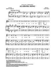 Well i heard mister young sing about her/ well i heard old. Alabama Song By Kurt Weill 1900 1950 Digital Sheet Music For Download Print Ax 00 Ps 0005438 Sheet Music Plus