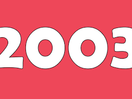 Check spelling or type a new query. Year 2003 Fun Facts And Trivia Hobbylark