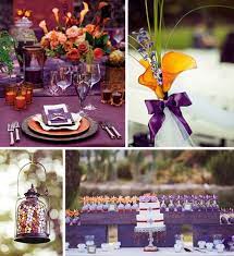 Eggplant And Orange Wedding Decor Sumaiyya S Blog Modest Purple Ruched One Straps Evening Ba Orange Purple Wedding Orange Wedding Purple Wedding Inspiration