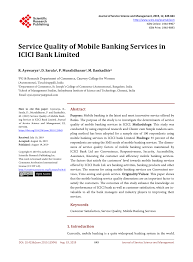Find atm/branch bank 24/7 through a widespread network of over 4,850 branches and 14,136 atms Pdf Service Quality Of Mobile Banking Services In Icici Bank Limited