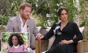 Harry and meghan's popularity increases after announcing royal departure and oprah interview. Harry And Meghan Open Up To Oprah About Breaking Point In Shocking Interview Daily Mail Online