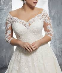 Wulidress Women S Plus Size Bridal Ball Gowns Lace Wedding Dresses With 3 4 Sleeves Ivo Short Wedding Gowns Plus Wedding Dresses Long Sleeve Wedding Dress Lace