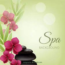 Decorative Spa Background Free Vector Spa Flyer Spa Images Spa Inspiration