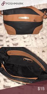 Black And Brown Purse Rosetti Purse Black Brown Rosetti Purse With Multiple Compartments Rosetti Bags Shoulder Bags Rosetti Purses Women Shopping