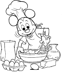 Mickey Mouse Was Cooking Coloring Pages Mickey Mouse Coloring Pages Disney Coloring Pages Mickey Coloring Pages