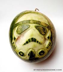 May The 4th Be With You Starwars Watermelon Carving Star Wars Baby Shower Star Wars Food