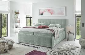 Bett mit bettkasten 180x200 online bestellen rechnungskauf & ratenkauf 30 tage retourenrecht zertifizierter onlineshop lll jetzt bei baur bestellen! Trio Polsterbett 180 X 200 Cm Mint Inkl Bettkasten Gunstig Mobel Kuchen Buromobel Kaufen Froschkonig24