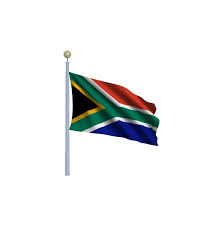L'immagine è disponibile per il download in alta. Az Flag Bandiera Sudafrica 45x30cm Bandierina Sudafricana 30 X 45 Cm Cordicelle Bandiere Giardino E Giardinaggio
