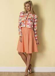 Relevanz preis aufsteigend preis absteigend neuste zuerst. Butterick Schnittmuster Kleid Jacke 6319 Maschinensticken Nahen Schnittmuster Silkes Naehshop De